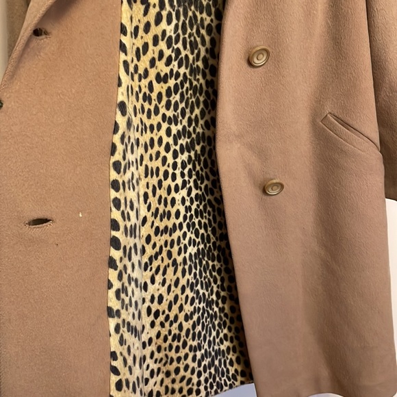 Vintage 60s 70s Leopard Coat - Picture 4 of 8